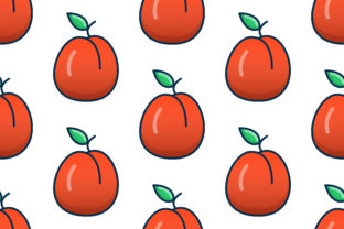 Apricot Seamless Pattern