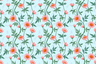 Colorful Flowers Seamless Pattern
