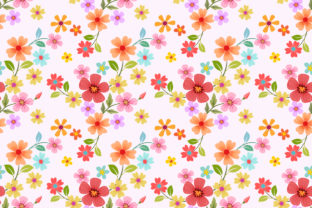 Colorful Flowers Seamless Pattern: A Versatile Design for Creative Projects