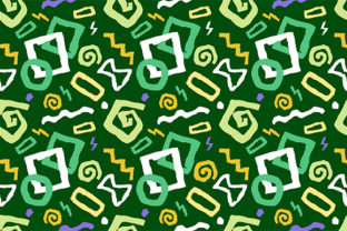 Colorful Seamless Doodle Art Pattern