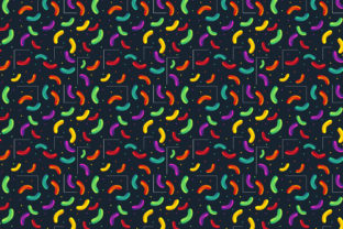 Dark Blue Background Colorful Pattern: A Versatile Design Asset