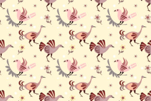 Indian Style Bird Seamless Pattern: A Versatile Design for Creative Projects