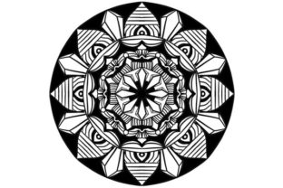 Mandala Vector Art Pattern Black 3: Precision, Contrast, and Purposeful Design