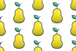 Pear Seamless Pattern