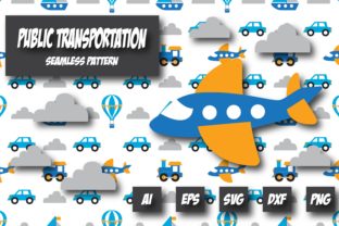 Public Transportation - Seamless Pattern: A Versatile Design Asset