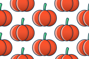 Pumpkin Seamless Pattern