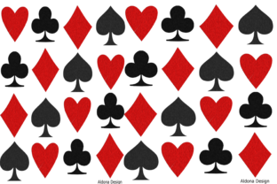 Red Black Pattern and Simple Red Black Card Pattern for Print on Demand Projects