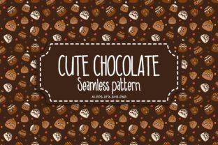 Seamless Pattern Cute Chocolate: A Versatile Design for Creative Projects